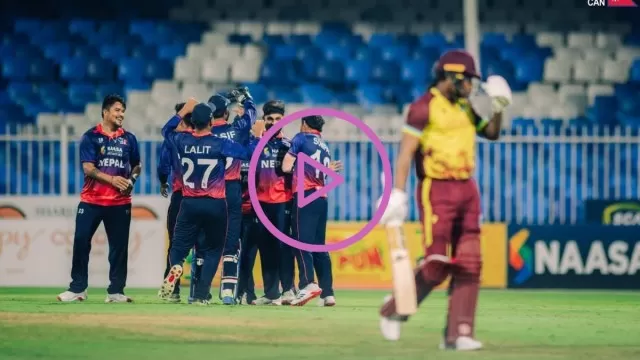Watch WI vs NEP 2nd T20I highlights, Nepal Crush West Indies by 90 Runs