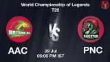 WCL 2025: AAC vs PNC Playing 11, Dream11 Team, My11Circle Prediction