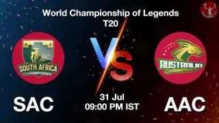 WCL 2025 Semi-Final 2: SAC vs AAC Dream11