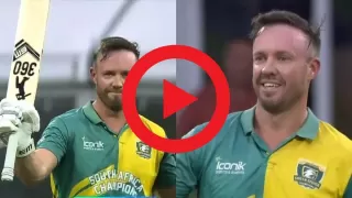 WCL 2025: Watch Highlights of AB de Villiers Century in 41 Balls