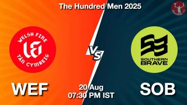 WEF vs SOB The Hundred 2025: Playing 11, Dream11 Team, My11Circle Prediction