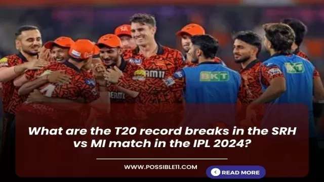 What are the T20 record breaks in