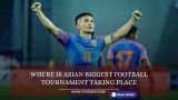 Where is Asian biggest football tournament taking place