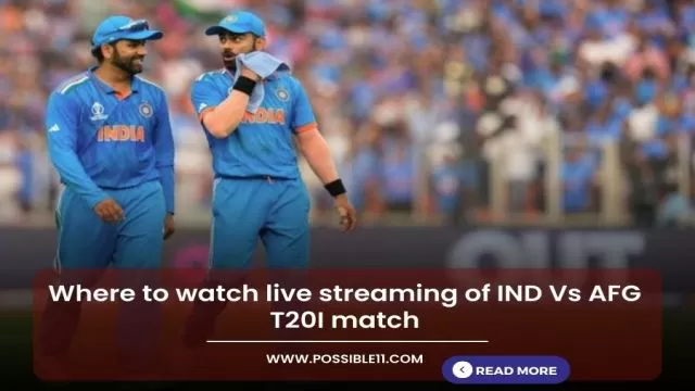 Where to watch live streaming of IND