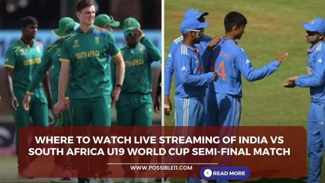 Where to watch live streaming of India