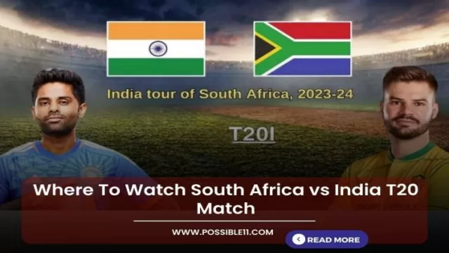 Where To Watch South Africa vs India