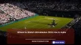 Where to Watch Wimbledon 2024 Live in India: Tennis Match