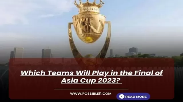 Which Teams Will Play in the Final