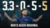 Who Is Akash Madhwal, Biography, MI new best fast bowler