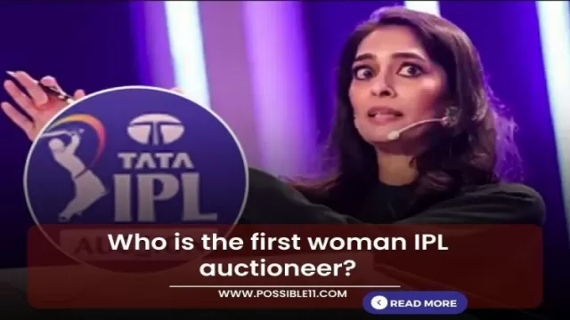 Who is the first woman IPL auctioneer?