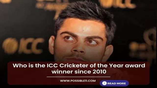Who is the ICC Cricketer of the