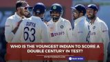 Who is the youngest Indian to score a double century in Test?