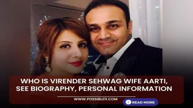 Who is Virender Sehwag wife Aarti, see