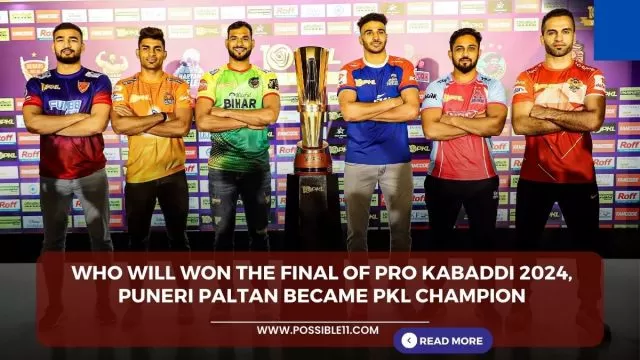 Who won the final of Pro Kabaddi
