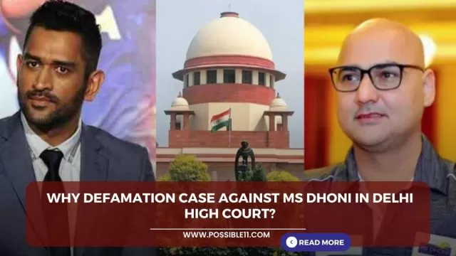 Why defamation case against MS Dhoni in