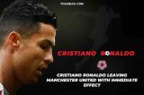 Why did Cristiano Ronaldo leave Manchester United FC?