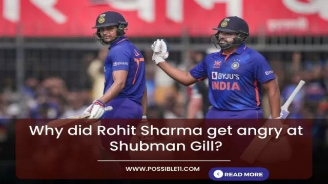 Why did Rohit Sharma get angry at