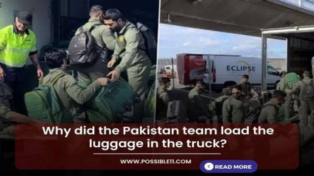 Why did the Pakistan team load the