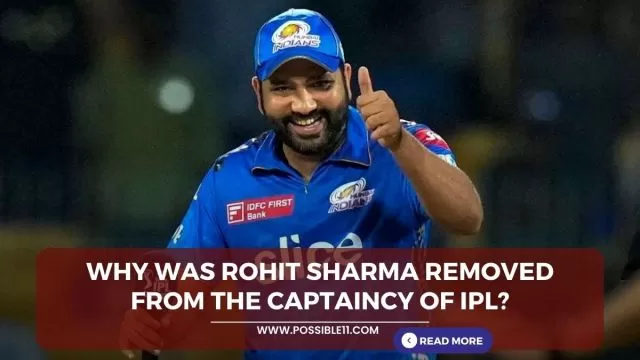 Why was Rohit Sharma removed from the
