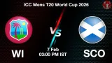 WI vs SCO World Cup 2026, Pitch Report, Head to Head, Playing 11, AI Prediction