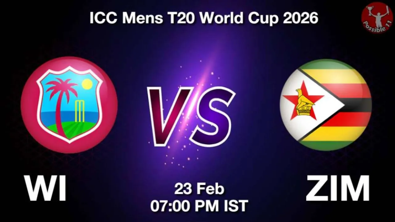 WI vs ZIM T20 WC 2026, Pitch Report, Head to Head, Playing 11, AI Prediction