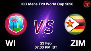 WI vs ZIM T20 WC 2026, Pitch Report, Head to Head, Playing 11, AI Prediction
