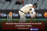 Will David Warner be available for the 2025 Champions Trophy