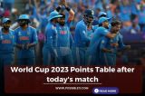 World Cup 2023 Points Table after today's match