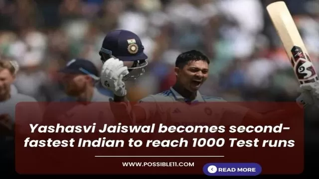 Yashasvi Jaiswal becomes second-fastest Indian to reach