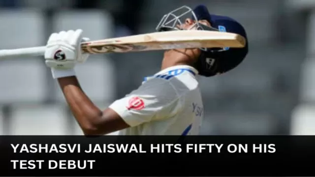 Yashasvi Jaiswal Hits Fifty On His Test