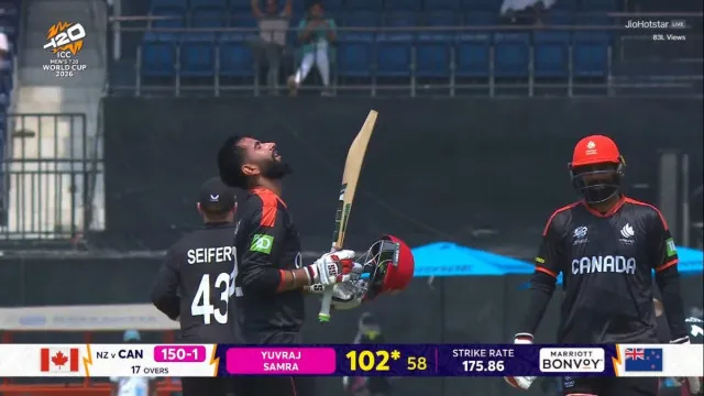 Yuvraj Samra: First Associate Player to Score