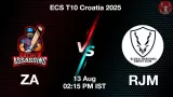 ZA vs RJM ECS T10 2025: Playing 11, Dream11 Team, My11Circle Prediction