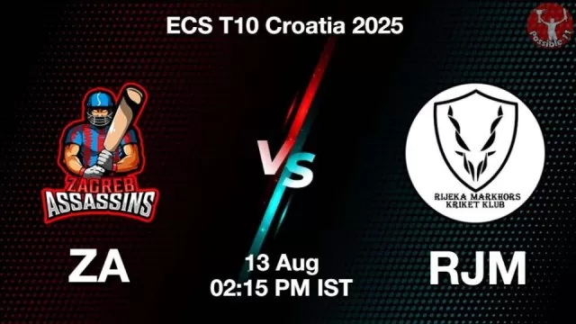 ZA vs RJM ECS T10 2025: Playing 11, Dream11 Team, My11Circle Prediction