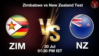 ZIM vs NZ 1st Test: Playing
