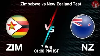 ZIM vs NZ 2nd Test: Playing 11