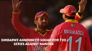 Zimbabwe announced squad for T20 series