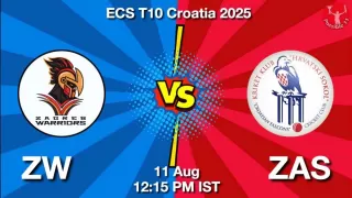 ZW vs ZAS ECS T10 2025: Playing 11