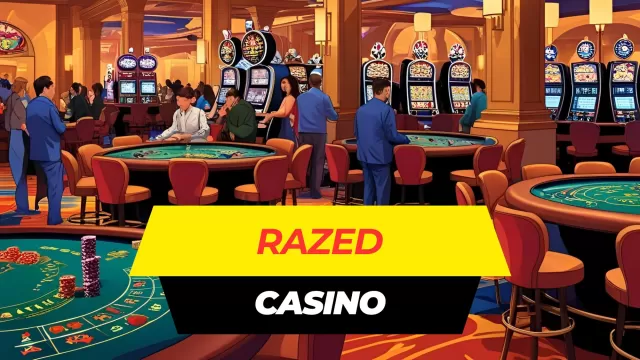 Razed Casino Interface on Mobile and Desktop