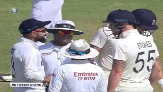 4th Test: Umpire intervenes as Virat Kohli and Ben Stokes face off after Mohammed Siraj bouncer