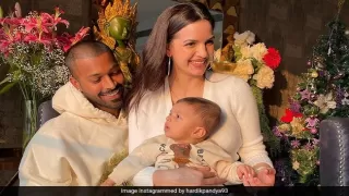 हार्दिक पंड्या ने अपने बेटे और बीवी को याद कर पोस्ट की फोटो, नताशा ने कहा