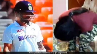 IND vs ENG: कोहली 0 पर हुए आउट, तो बच्ची ने पकड़ लिया सिर, भाई बोला- रोहित कब तक संभालेगा टीम को... - देखें Video