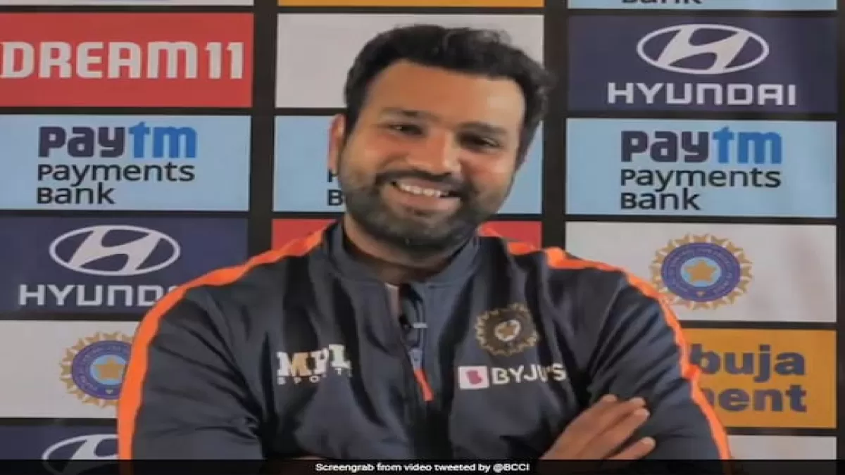 Rohit Sharma asked the media to let Rishabh Pant stay. watch in Hindi