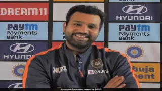 Rohit Sharma asked the media to let Rishabh Pant stay. watch