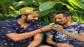 Yuzvendra Chahal Senorita Moment With Rohit Sharma Draws Response From Dhanashree Verma. See Pics