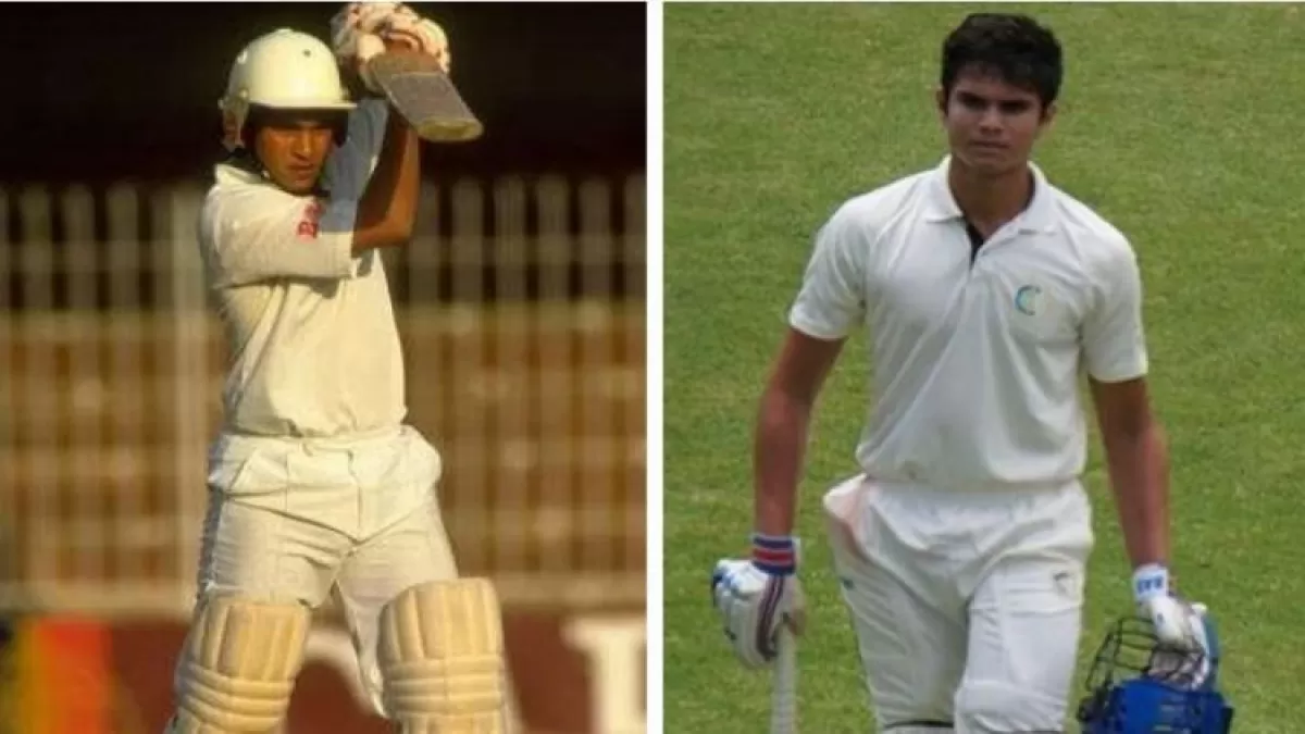 Century in Ranji Trophy debut, अर्जुन तेंदुलकर ने डेब्यू में ठोका शतक, 34 साल बाद दोहराया सचिन का रिकॉर्ड in Hindi