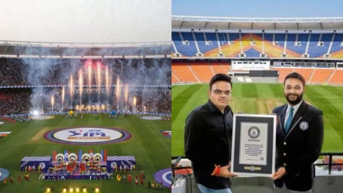 Guinness World Records: IPL 2022 ने T20 मैच में सबसे ज्यादा दर्शकों की उपस्थिति का गिनीज वर्ल्ड रिकॉर्ड बनाया in Hindi News Guinness World Records: IPL 2022 ने T20 मैच में सबसे ज्यादा दर्शकों की उपस्थिति का गिनीज वर्ल्ड रिकॉर्ड बनाया in Hindi
