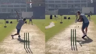 PAK vs ENG Test, Challenge to hit six between coach and captain- video