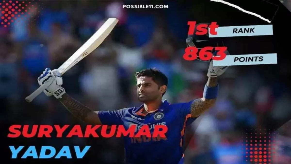 Suryakumar became the world number one batsman overtaking Pak batsman in Hindi
