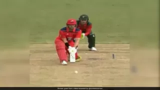 VIDEO, Australian batsman invented this unique shot