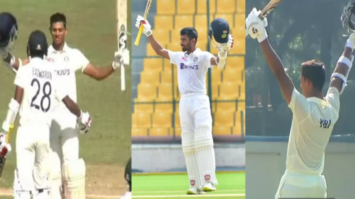 Yashasvi Jaiswal and Easwaran scored centuries on debut in Team India in Hindi News Yashasvi Jaiswal and Easwaran scored centuries on debut in Team India in Hindi